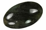 Flashy, Polished Labradorite Palm Stone - Madagascar #142810-3